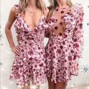 For Love And Lemons Dresses New For Love And Lemons Agnes Mini Dress Soft Rose Poshmark